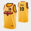 UOMO Clint Cape Trae Young Lou Williams Bogdan Bogdanovic John Collins 75th Anniversary City Gold maglia da basket