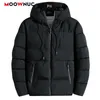 Piumino da uomo Parka Uomo Spessa Cappotto invernale CasUAl Giacca Cappello Caldo Giacca a vento lunga Classica antivento Business Hombre 220905