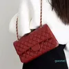 Designer - Bolsa de ombro de mulher de alta qualidade 25 cm bolsas de couro de caviar moda moda bolsas crossbody bolsas de grife de luxo