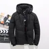 Männer Daunen Parkas Winter Warme Männer Jacke Mantel Ente Parka Männlich Mit Kapuze Dicken Puffer Stehen Hut Hohe Qualität mantel 220906