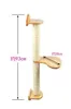 Cat Furniture Scratchers Scratch Board Toy Sisal post Kitten Climbing Scratching Tree s Protecting Grind Claws Scratcher HW024 220906