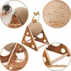 Cat Furniture Scratfer Scratferning Board Sisal Rope Ball Toy S Scratch Pet Pet Paws Supplies S Toys 220906