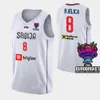 Gedrukt 2022 Eurobasket Srbija Jersey Basketball Servië 4 Milos Teodosic 30 Aleksa Avramovic 14 Dusan Ristic 9 Vanja Marinkovic 10 Nikola Kalinic Team Navy White