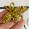 Bee Brooch Pins For Women Brooches Brand Double Letters Ladies Dress Luxury Designer Brooches Jewelry Charm