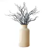 Faux Floral Greenery Black Artificial Tree Branch DIY Dekoracja imprezy Plastikowe Fałszywe rośliny Drzewo do hotelowego sklepu restauracyjnego Dark Magic Style J220906