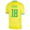2022 2023 koszulki piłkarskie brasil Camiseta de futbol brazylia koszulka piłkarska COUTINHO RICHARLISON MARCELO PELE CASEMIRO 22 23 maillots mężczyźni i zestawy dziecięce mundury