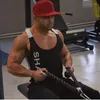 Herrtankstoppar herr mode m￤n topp solid gymnestring muskel v￤st kroppsbyggande fitness singlets tees sportkl￤der