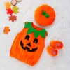 Ensembles de vêtements Costume de mode pour bébé garçons filles mignon manteau de citrouille Cosplay enfants tenues d'halloween Disfraz