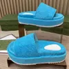 Designer Slides Man Slippers Luxury Sandals Brand Flip Flop Flats Slide Real Leather Women Binibini platform Sandal good