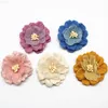 Faux Floral Greenery 10pcs Spring Wind Koreańska tkanina DIY ręcznie robione akcesoria do włosów