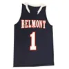 College trägt individuelles 2021 Belmont Bruins Basketballtrikot Nick Muszynski Luke Smith JaCobi Wood Grayson Murphy Ben Sheppard Caleb Hollander