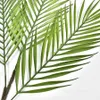 フェイクフローラルグリーン68 cm人工トロピカルパームの葉の長い木の枝グリーンホームリビングルームベッドルーム装飾アクセサリープラスチック偽の植物J220906