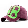 Casquettes de baseball Lettres Baseball Summer Sunhat Réglable Rétro Peaked Dad Hat Pour Father39s Day Mother39s Valentine39s DayBall8158233