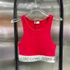 Modebrevslogotyp Kvinnors ärmlösa Vest T-shirt Fashion Tank Top Vests257b