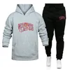 herrset Märke joggingbyxor Designer träningsoverall Herr huvtröjor byxor Herrkläder Sweatshirt Pullover mode Casual Sportkläder kvinna Träningsoveraller