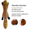 Brinquedos de cachorro Mastigar sem recheio com squeakers duráveis ​​de pelúcia de pelúcia de pluky squetby para cães de brinquedos para cães médios e grandes sq mxhome am6nc