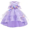 Abiti da ragazza LZH Toddler Girls Arcobaleno Paillettes Abito da principessa per ragazze Abito da sera formale Costume di Natale Bambini Bambini Halloween 220905