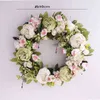 Ghirlande di fiori decorativi Ghirlanda di fiori artificiali Porta Architrave Fiore Matrimonio Porta Trim Appeso Decorazioni per la casa Ornamenti Specchio Ghirlanda Forniture per feste