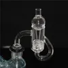 Beracky Full Seld Seld Faking Terp Slurper Quartz Banger com parafuso de mármore de vidro Conjunto de bola de parafuso de 10mm de 14 mm de 14 mm de machado sem costura pregos de borda chanfrada para bongs plataformas