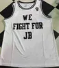 Wskt College Wears 2021 New Fashion Men Black Lives Matter We Fight For JB Basketball Jerseys Nom personnalisé N'importe quel nombre Chemise cousue Pas cher Taille S-