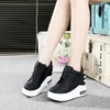 -2019 Spring Women Onkle Boots High Shoes Female 11 سم متزايدة أحذية Woman Woman Fashion Sneakers2860