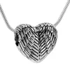 Chains IJD9990 Angel Feather Shape Loss Of My Dusty Memorial Cremation Necklace Stainless Steel Jewelry For Women