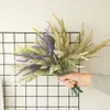 Faux Floral Greenery 1 Bundle Malt Grass Artificial Flower Green Plants Wholesale Wedding Decoration Ins Wind For Diy Christmas Home Vase Decoration J220906