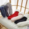 Athletic Socks Women Winter Plus Thicker Warm Soft Cotton Home Anti-Slip Bedroom Shoes Christmas Gift Knitted Room Floor Sleep L220905