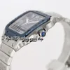 GF V3 GF0013 Mens Assista Japão Miyota 9015 Automático Grande PVD Blue PVD Marcadores Romanos Caso de aço Caseira rápida