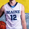 Wskt indossa maglie da basket personalizzate Maine College Stephane Ingo Vukasin Masic Chris Efretuei LeChaun DuHart Sam Ihekwoaba Peter Filipovity Ata T