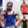 Men's Tank Tops Men's Fashion Men Top Solid Gym Stringer Muscle Vest Bodybuilding Fitness Singlets Tees Sport Clothing