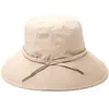 Chapeaux à larges bords Chapeau de soleil pliable résistant aux ultraviolets | Protection solaire d'été, casquette pour femmes, casquette de plage à la mode, visière décontractée Cool Caps H6618