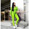 Women Fall Winter Tracksuits Fashion Solid Color Hooded Zipper With Pocket Jacket Pencli Pants Suit Casual Yoga Clothing