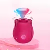 Sex Toy Massagers Adorime Sucking Vibrator Clitoral Suction Clot Clitoris Clit Sucker Nipple Stimulator Toys Red Rose for Women