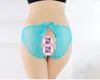 Briefspanties الملابس الداخلية الجمال سراويل الجمال الإناث تسرب الإغراء الشفافة الزي الرسمي الدانتيل مثير شق السيدات SM Cosplay ألعاب الجنس