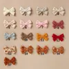 Akcesoria do włosów dla niemowląt Piękne łuki barrette dla dziewcząt Dziewczęce Vintage Hairpin Ins Kids Hair Clips Party Hairgirps 20220906 E3