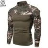 Tshirts masculins zogaa camouflage tactique athlétique 220906