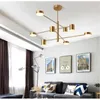 펜던트 램프 현대 샹들리에 조명 거실 장식 교수형 조명 식당 램프 침실 부엌 Dormitorio Led