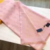 Scarf Scarves Classical Square Silk Elegant Warm Letters Design for Man Women 5 Color Shawl Long Neck