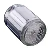 LED FAUCET RANING RIGHT LIGHTキッチンバスルームシャワー蛇口ノズルヘッド7色変更温度センサーライト