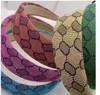 Colorful Knitting Letter Jacquard Wide Headband Classic Designer Ladies Headdress Hoop Elegant Wide Hairband Headwrap High quality8282844