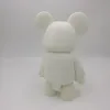 Action Toy Figures Fashion Vinly Toys Model 24cm Qee Bear Doll f￶r DIY Paint PVC -figur i v￤ska