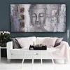 Astratta Zen Lord Buddha Dipinto ad olio su tela Poster e stampe religiose Immagini scandinave pop art da parete per soggiorno