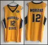 Nouveau maillot de basket-ball NCAA Ja Morant Stephen Curry Melo Ball Lilrd Trae Young Zach Vine Devin Booker Kevin Durant Luka Doncic