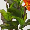 Декоративные цветы искусственное растение домашний декор 2 цветочные головы фальшивые канна