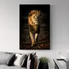Canvas målning Africa Lion Wild Animals Art Affischer och skriver ut moderna Cuadros väggkonstbilder för vardagsrumsheminredning