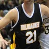 WSKT носит индивидуальный баскетбол в колледже Milwaukee UWM Jerseys Moses Bol Samba Kane Deandre Голстон Патрик Болдуин -младший Донован Ньюби Джош Томас Джо