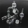 smoking Quartz Banger nail cyclone riptide carp cap quartz bead ball set 90 degree thick bottom dab rigs glass bong