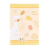 Cute Waterproof Notebook B5 Soft Leather Simple Cartoon Notepad Pvc Creative Student Diary Good Writing Quality Colors Gift