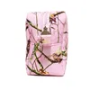 Roze tak camo cosmetische tassen 25 stcs lot ga warehouse klassieke rechthoekige ontwerper make-uptas aangepaste bruidsmeisje toilettaszakken met ritssluiting domil106-1983